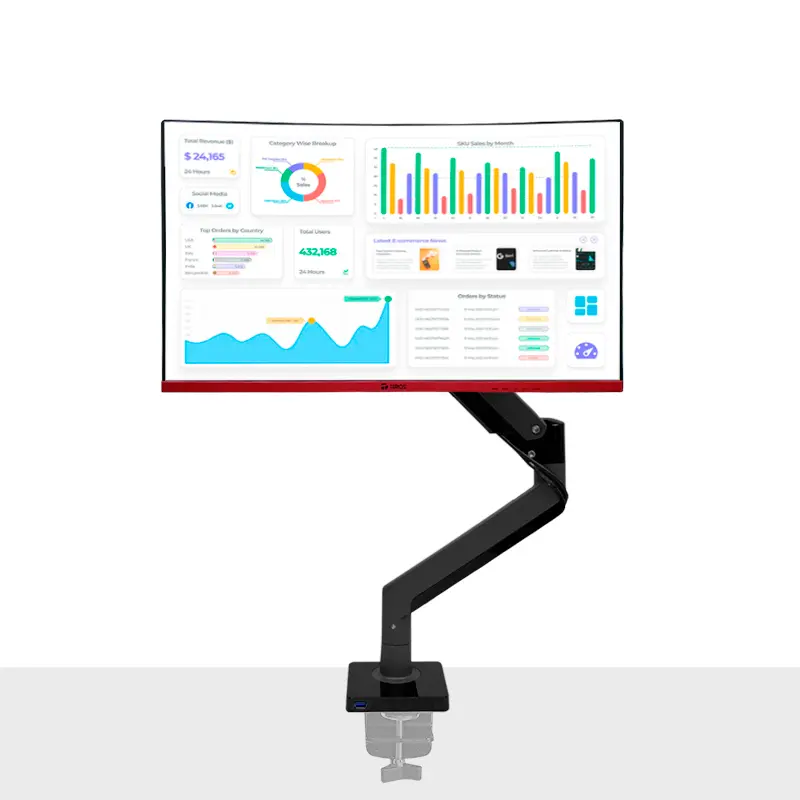 Brazo Soporte Para Monitor 22″ a 35″ Teros