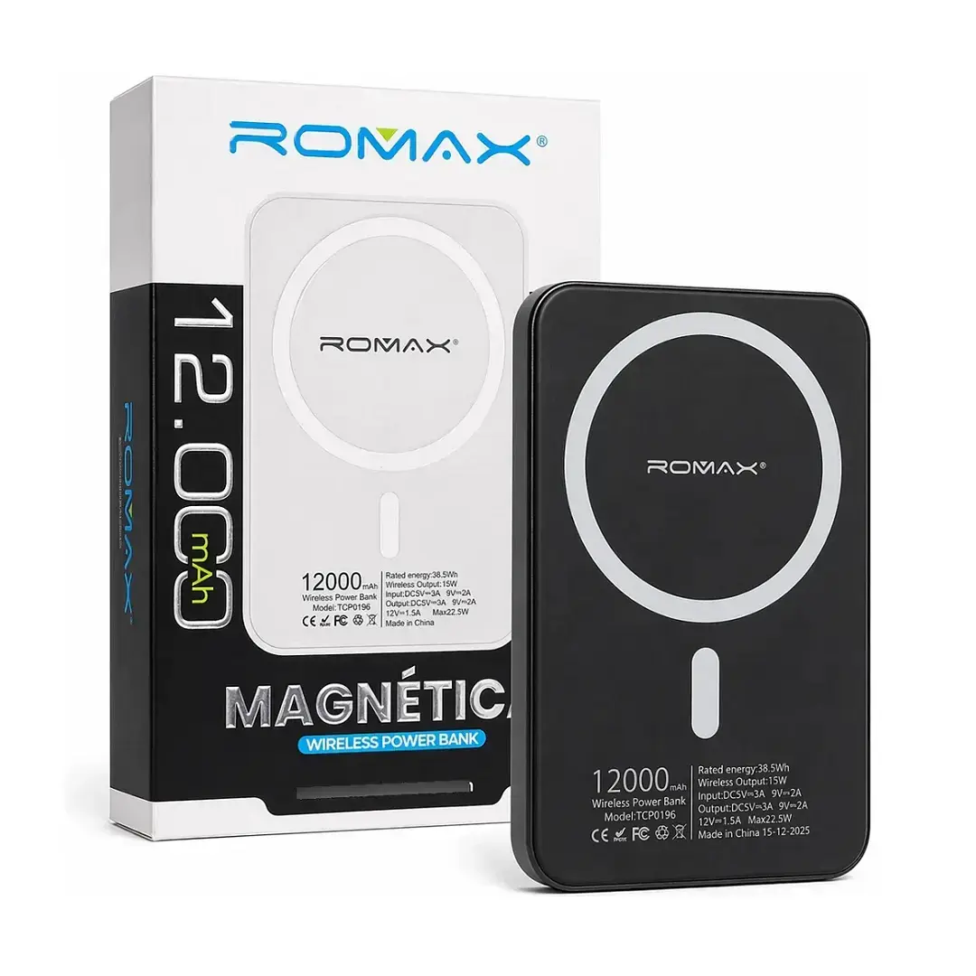 Cargador Magsafe De Carga Rapida Romax 12000 Mah 22.5w