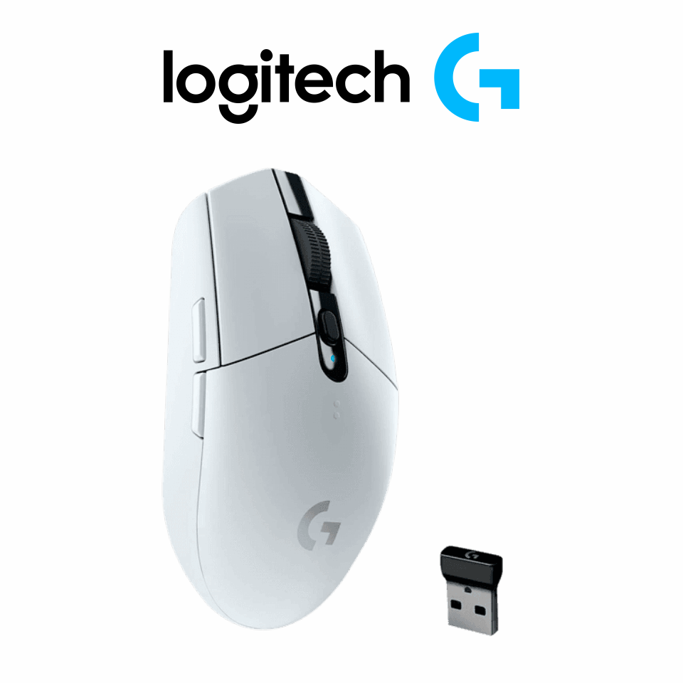 Mouse Logitech G G305 Blanco Lightspeed Inalambrico Gaming Usb
