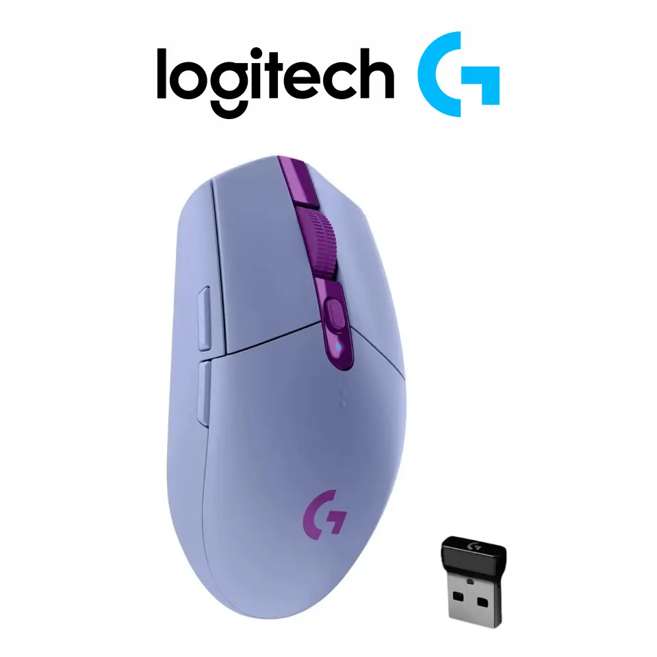 Mouse Logitech G G305 Lila Lightspeed Inalambrico Gaming Usb