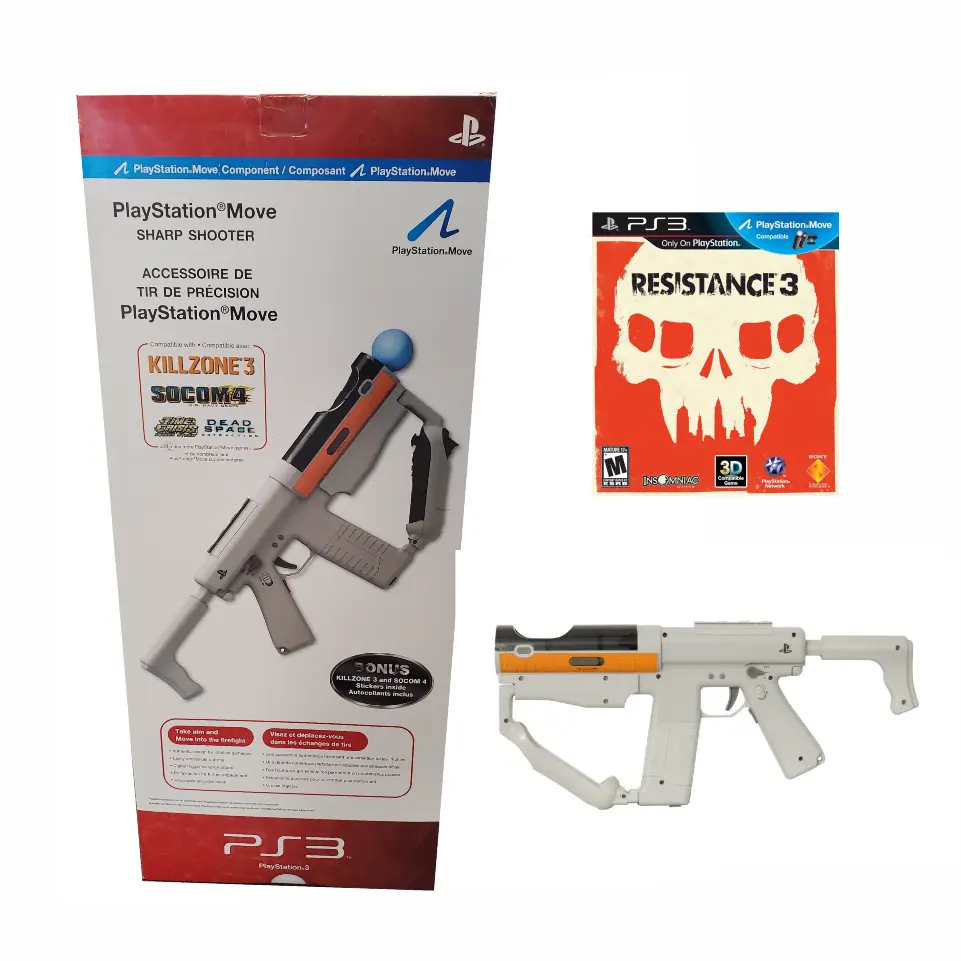 Rifle Move Sharp Shooter Playstation 3 Mas Juego Resistance 3